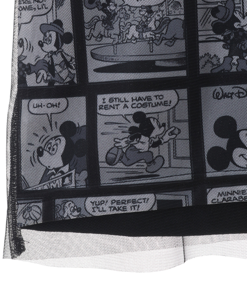 alcali（アルカリ）の「ミッキー/コミック柄Tシャツ（Tシャツ/カットソー・レディース・マルチ/ブラック・FREE）」の20枚目の写真