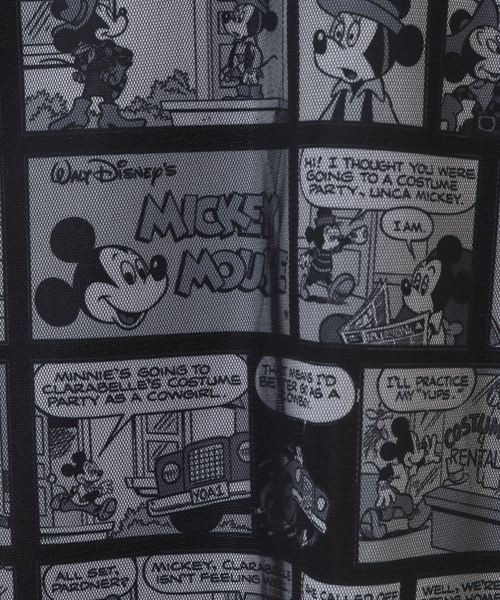 alcali（アルカリ）の「ミッキー/コミック柄Tシャツ（Tシャツ/カットソー・レディース・マルチ/ブラック・FREE）」の21枚目の写真