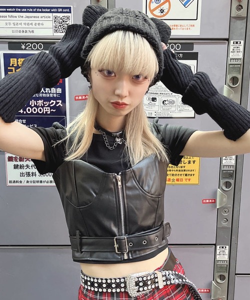 SPINNS（スピンズ）の「43cm ニットレッグウォーマー アーム