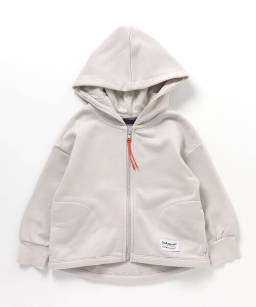 BREEZE(ブリーズ)の「/ジップアップパーカー(パーカー・キッズ・オレンジ/グレー/アイボリー・120/150/140/110/100/130/90)」の2枚目の写真