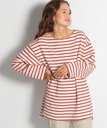 太番手ボーダープルオーバー