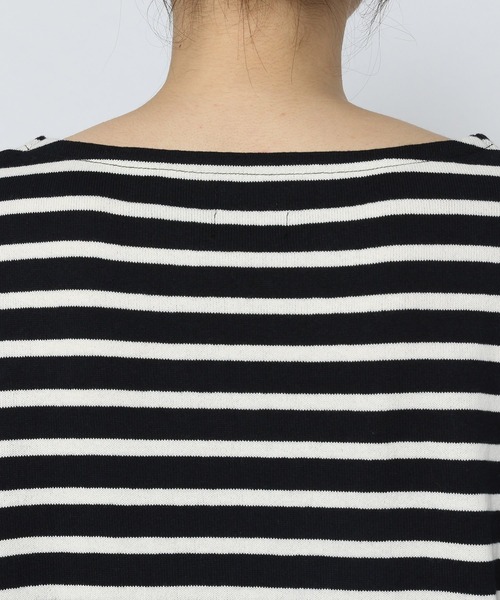 niko and（ニコアンド）の「太番手ボーダープルオーバー（Tシャツ