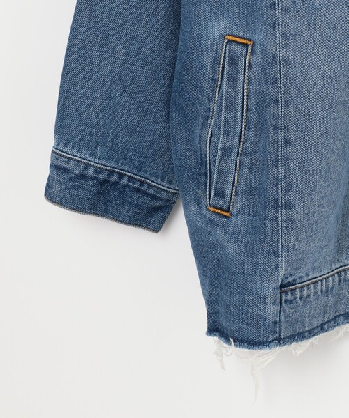 GRACE CONTINENTAL(グレースコンチネンタル)の「パネル切替デニムジャケット(デニムジャケット・レディース・ブラック/インディゴブルー・36)」の10枚目の写真