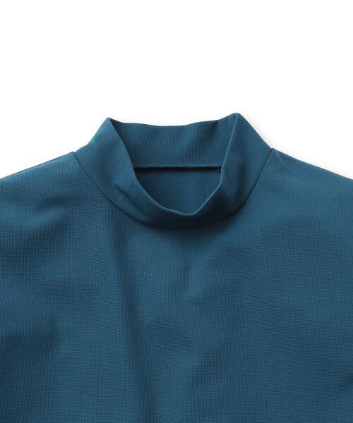 UNBUILT TAKEO KIKUCHI(アンビルト タケオキクチ)の「◆ストレッチミラノリブハイネックカットソー(Tシャツ/カットソー・メンズ・ホワイト/ダークグリーン/チャコールグレー/ダークブラウン・04/01/03/02)」の5枚目の写真