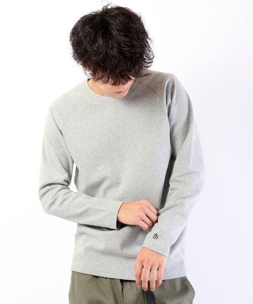 KRIFF MAYER(クリフメイヤー)の「スーパーヘビーリップルロンT(Tシャツ/カットソー・メンズ・ブラック×グレー/ホワイト×ネイビー/ネイビー/グレー/ブラック/ナチュラル・L/M/S/XL)」の5枚目の写真