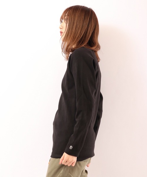 KRIFF MAYER(クリフメイヤー)の「スーパーヘビーリップルロンT(Tシャツ/カットソー・メンズ・ブラック×グレー/ホワイト×ネイビー/ネイビー/グレー/ブラック/ナチュラル・L/M/S/XL)」の21枚目の写真