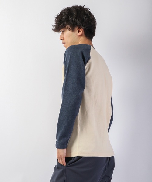 KRIFF MAYER(クリフメイヤー)の「スーパーヘビーリップルロンT(Tシャツ/カットソー・メンズ・ブラック×グレー/ホワイト×ネイビー/ネイビー/グレー/ブラック/ナチュラル・L/M/S/XL)」の7枚目の写真