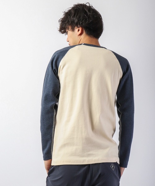 KRIFF MAYER(クリフメイヤー)の「スーパーヘビーリップルロンT(Tシャツ/カットソー・メンズ・ブラック×グレー/ホワイト×ネイビー/ネイビー/グレー/ブラック/ナチュラル・L/M/S/XL)」の8枚目の写真