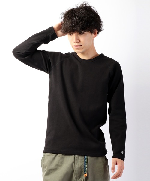 KRIFF MAYER(クリフメイヤー)の「スーパーヘビーリップルロンT(Tシャツ/カットソー・メンズ・ブラック×グレー/ホワイト×ネイビー/ネイビー/グレー/ブラック/ナチュラル・L/M/S/XL)」の15枚目の写真
