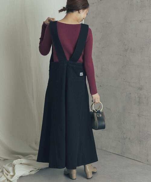 URBAN RESEARCH ROSSO WOMEN（アーバンリサーチ　ロッソ）の「ウォッシャブルリブボートネックニット（ニット/セーター・レディース・ベージュ/パープル系その他/ダークブラウン/ブラック・FREE）」の10枚目の写真