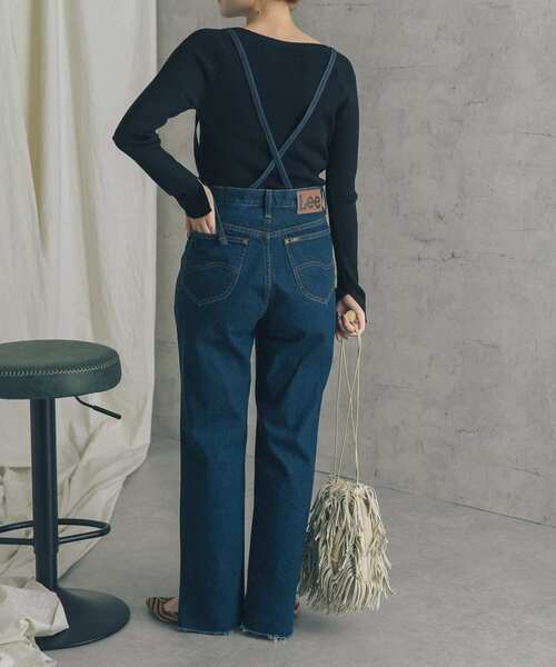 URBAN RESEARCH ROSSO WOMEN（アーバンリサーチ　ロッソ）の「ウォッシャブルリブボートネックニット（ニット/セーター・レディース・ベージュ/パープル系その他/ダークブラウン/ブラック・FREE）」の16枚目の写真