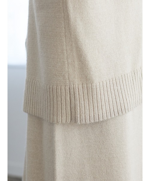 Green　Parks（グリーンパークス）の「ショート丈ニットカーデ＊（カーディガン/ボレロ・レディース・ベージュ/ブラック/カーキ・FREE）」の12枚目の写真