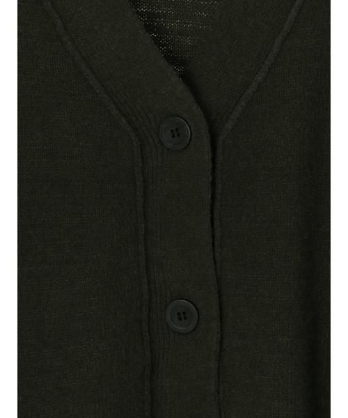 Green　Parks（グリーンパークス）の「ショート丈ニットカーデ＊（カーディガン/ボレロ・レディース・ベージュ/ブラック/カーキ・FREE）」の17枚目の写真