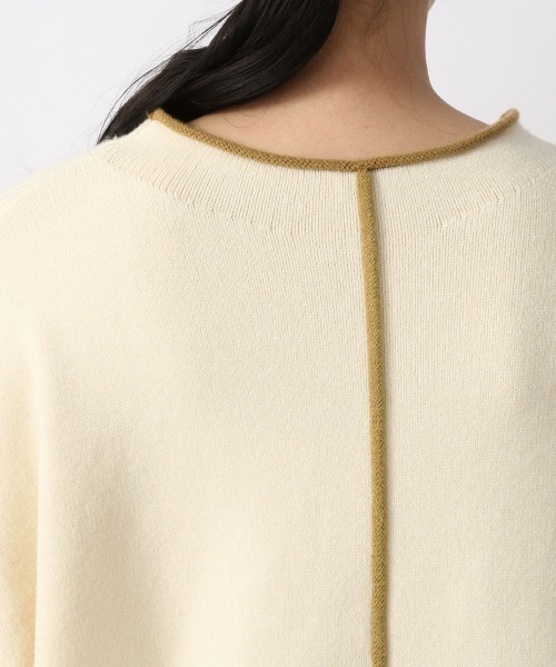 LOWRYS FARM（ローリーズファーム）の「２ＷＡＹパイピングプルオーバーＬＳ　216149（ニット/セーター・レディース・ホワイト/ブラック/グリーン/アイボリー・FREE）」の14枚目の写真