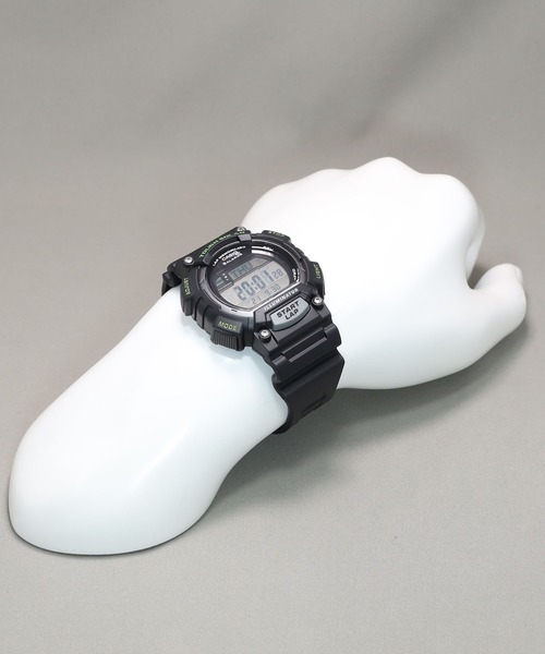 CASIO(カシオ)の「Casio Collection SPORTS / タフソーラー / STL-S100H-1AJH(デジタル腕時計・メンズ・ブラック×シルバー・FREE)」の10枚目の写真