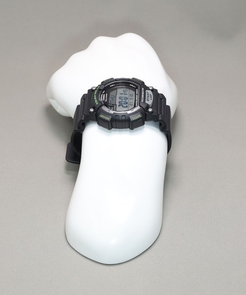 CASIO(カシオ)の「Casio Collection SPORTS / タフソーラー / STL-S100H-1AJH(デジタル腕時計・メンズ・ブラック×シルバー・FREE)」の11枚目の写真