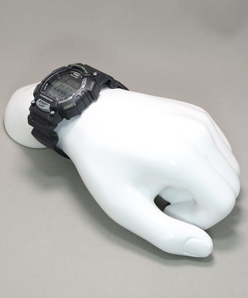 CASIO(カシオ)の「Casio Collection SPORTS / タフソーラー / STL-S100H-1AJH(デジタル腕時計・メンズ・ブラック×シルバー・FREE)」の13枚目の写真
