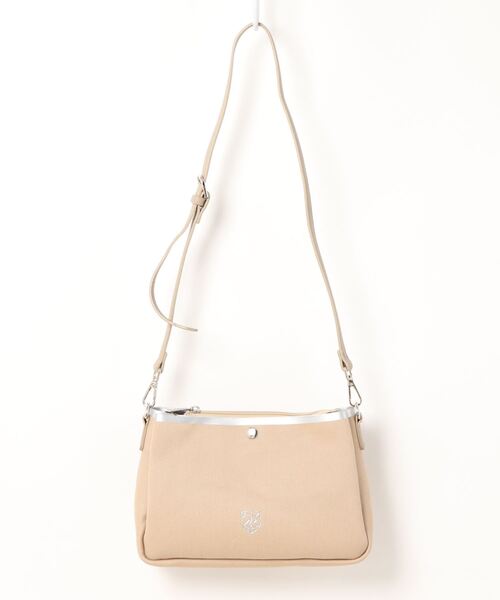 THREE DOG NIGHT（スリードッグナイト）の「STUART shoulder Bag ショルダーバック（ショルダーバッグ・レディース・ブラック/ベージュ/ネイビー・ONE SIZE）」の5枚目の写真