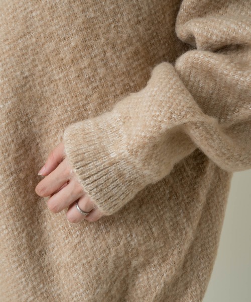 Kastane(カスタネ)の「【WEB限定】MIXモヘアライクニットカーディガン(カーディガン/ボレロ・レディース・アイボリー/パープル/イエロー/オレンジ/グリーン・FREE)」の14枚目の写真