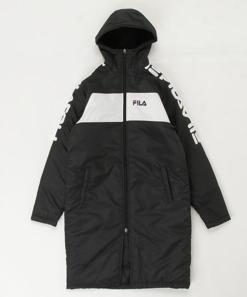 FILA(フィラ)の「フィラ FILA FILA ジュニアベンチーコート(その他アウター・キッズ・ネイビー/ブラック×ホワイト・150cm/140cm/130cm/160cm)」の2枚目の写真