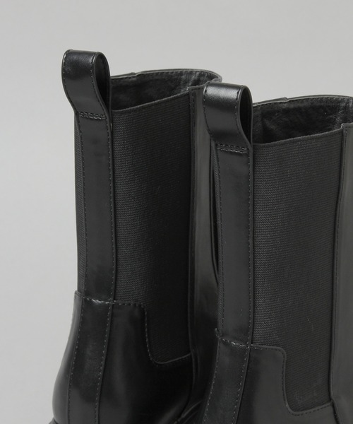 HARE（ハレ）の「ボリュームソールサイドゴアブーツ(HARE)（ブーツ・レディース・ブラック/ベージュ・M/L）」の21枚目の写真