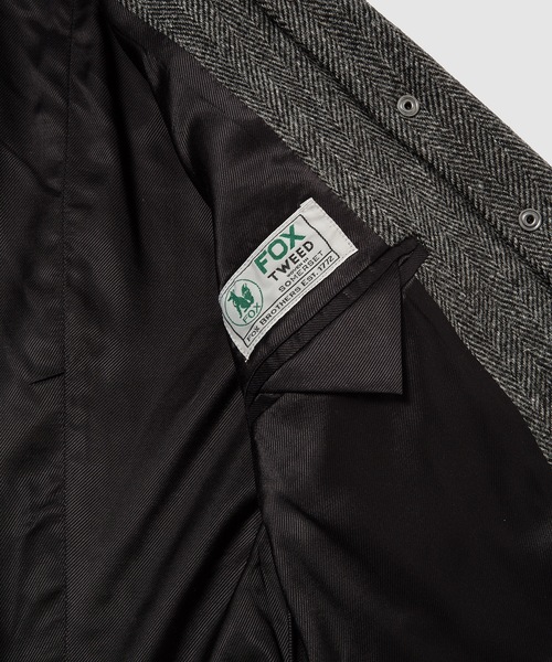 Omar Afridi（オマールアフリディ）の「DET COLLAR JACKET FOX TWEED（テーラードジャケット・メンズ・グレー系その他・M）」の4枚目の写真