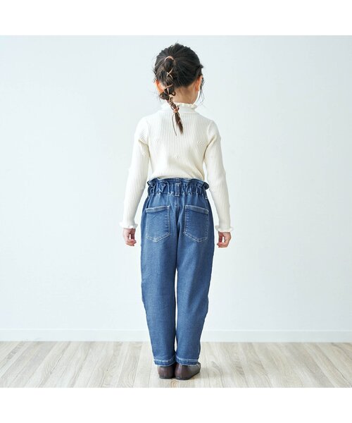 apres les cours(アプレレクール)の「裏微起毛デニムパンツ(その他パンツ・キッズ・ブルー/ネイビー・130/100/120/90/110/80/140)」の4枚目の写真