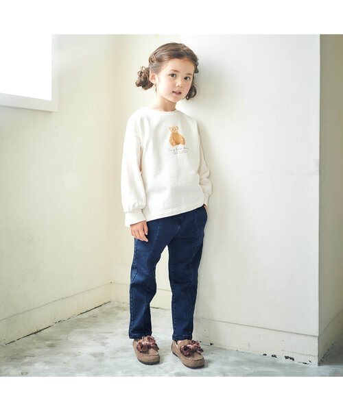 apres les cours(アプレレクール)の「裏微起毛デニムパンツ(その他パンツ・キッズ・ブルー/ネイビー・130/100/120/90/110/80/140)」の7枚目の写真