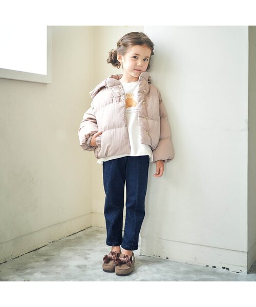 apres les cours(アプレレクール)の「裏微起毛デニムパンツ(その他パンツ・キッズ・ブルー/ネイビー・130/100/120/90/110/80/140)」の9枚目の写真