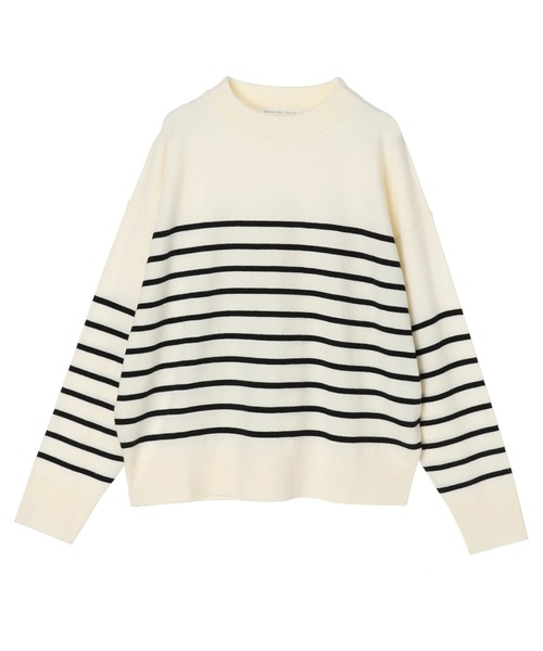 AMERICAN HOLIC（アメリカンホリック）の「モックネックニットプルオーバー（ニット/セーター・レディース・アイボリー/ブラック/グリーン/その他9・M/L）」の4枚目の写真