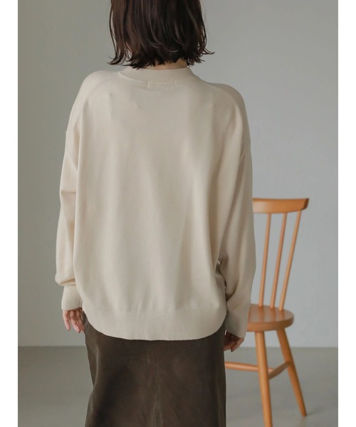 AMERICAN HOLIC（アメリカンホリック）の「モックネックニットプルオーバー（ニット/セーター・レディース・アイボリー/ブラック/グリーン/その他9・M/L）」の14枚目の写真