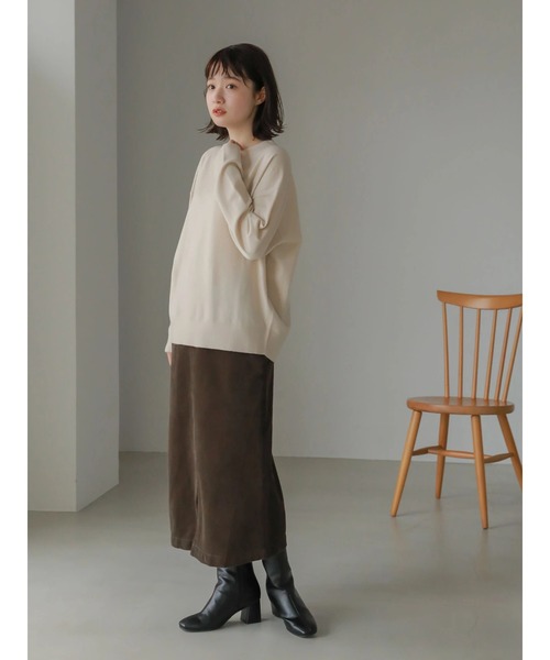 AMERICAN HOLIC（アメリカンホリック）の「モックネックニットプルオーバー（ニット/セーター・レディース・アイボリー/ブラック/グリーン/その他9・M/L）」の12枚目の写真