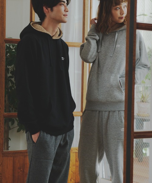 OUTDOOR PRODUCTS(アウトドアプロダクツ)の「【OUTDOOR PRODUCTS/アウトドアプロダクツ】身頃ボアパーカー ワンポイントブランドロゴトレーナー(パーカー・メンズ・ブラック/オリーブ/ライトブラウン/アイボリー/杢グレー/ワイン/ベージュ/ネイビー/ライトグリーン・MEDIUM/LARGE/X-LARGE)」の15枚目の写真