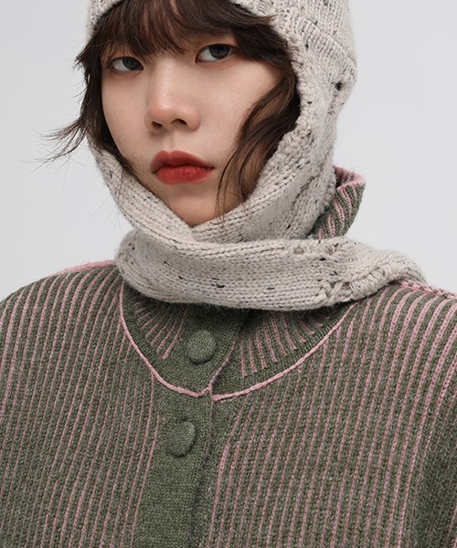 MASONPRINCE(メイソンプリンス)の「【MASONPRINCE】5 color reversible high neck cardigan KS1950(カーディガン/ボレロ・メンズ・ピンク/パープル/ブルー/レッド/グリーン・L/S/M)」の17枚目の写真