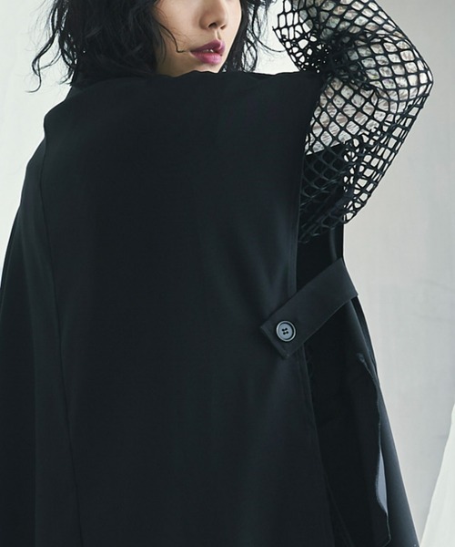 VACANCY（ヴァカンシー）の「BIGジレトレンチベスト（ベスト・レディース・ブルー/ベージュ/ブラック・FREE）」の14枚目の写真