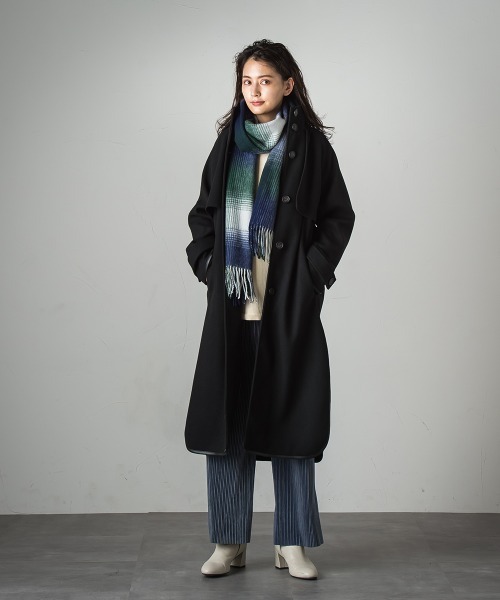 socolla（ソコラ）の「【socolla】レザーパイピングクラシックコート（その他アウター・レディース・ブラック/ベージュ/ブラウン・S/M）」の10枚目の写真