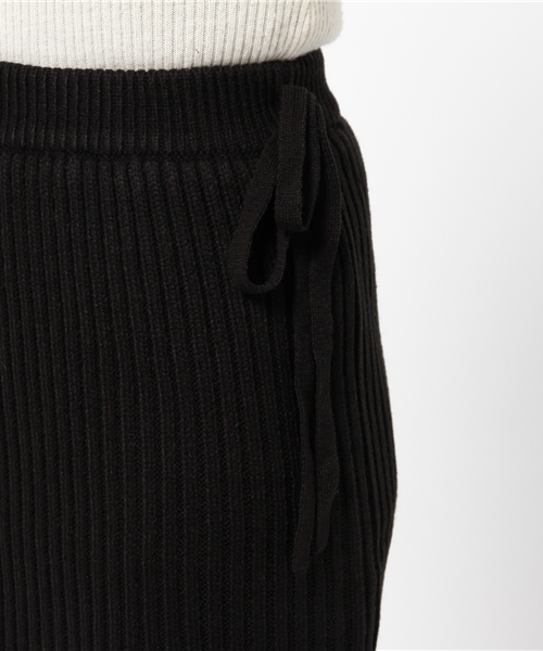 merry jenny（メリージェニー）の「【casual】ﾆｯﾄﾘﾎﾞﾝﾏｷｼｽｶｰﾄ（スカート・レディース・ブラック/グレー/グリーン・FREE）」の9枚目の写真