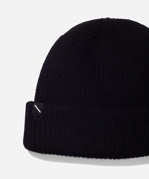 Saturdays NYC（サタデーズ ニューヨークシティ ）の「Saturdays Beanie（ハット・メンズ・ブラック/キナリ・FREE）」の4枚目の写真