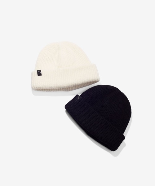 Saturdays NYC（サタデーズ ニューヨークシティ ）の「Saturdays Beanie（ハット・メンズ・ブラック/キナリ・FREE）」の5枚目の写真