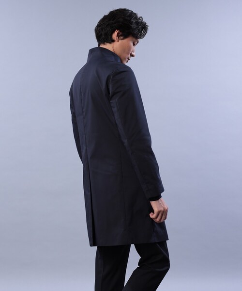TAKEO KIKUCHI（タケオキクチ）の「◆【オンオフ兼用】耐久撥水 スタンドカラー コート（その他アウター・メンズ・ネイビー/ブラック・04/02/03）」の5枚目の写真
