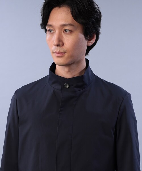 TAKEO KIKUCHI（タケオキクチ）の「◆【オンオフ兼用】耐久撥水 スタンドカラー コート（その他アウター・メンズ・ネイビー/ブラック・04/02/03）」の7枚目の写真