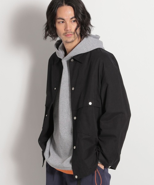 niko and...（ニコアンド）の「ワイドロガーブルゾン（ブルゾン・メンズ・ブラック/キャメル・MEDIUM/LARGE）」の2枚目の写真