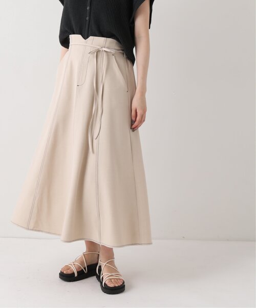 RAY CASSIN(レイカズン)の「配色ステッチパネルフレアスカート(スカート・レディース・ベージュ/カーキ/キナリ・FREE)」の14枚目の写真