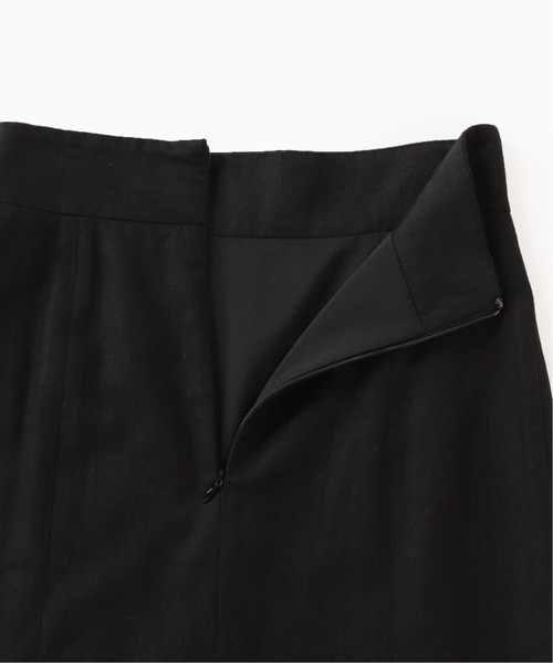 U by SPICK&SPAN(ユーバイスピックアンドスパン)の「レーヨンリネンマキシスカート◆(スカート・レディース・ブラック・38/36/34)」の12枚目の写真