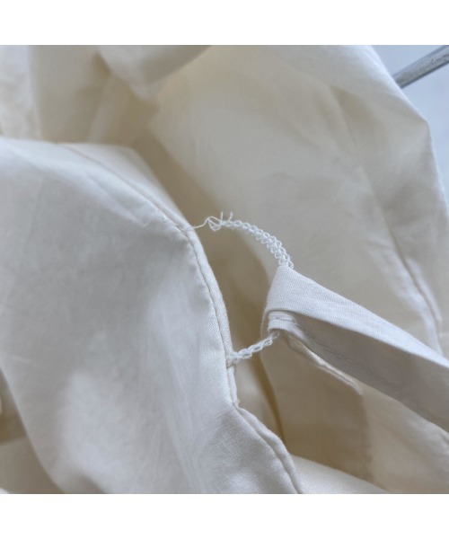 .KOM（ドットコム）の「A'GEM/9 × .kom『.kom/ドットケーオーエム』ルーズシルエット トレンチ型ロングシャツ（シャツ/ブラウス・レディース・ホワイト・FREE）」の11枚目の写真