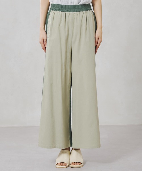 Chez toi(シェトワ)の「フロント切替裾スリットワイドパンツ(その他パンツ・レディース・ベージュ/グレー/グリーン・FREE)」の16枚目の写真