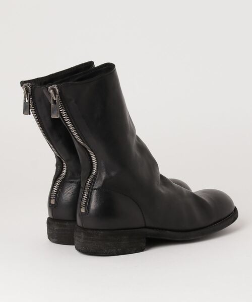 GUIDI（グイディ）の「GUIDI / グイディ：988 Horse Full Grain Backzip Boot：988-HORSE[RIP]（ブーツ・メンズ・ブラック・41/40）」の2枚目の写真