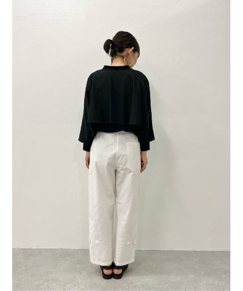 BEARDSLEY(ビアズリー)の「ルーズベイカーパンツ(その他パンツ・レディース・カーキ/ホワイト・FREE)」の13枚目の写真