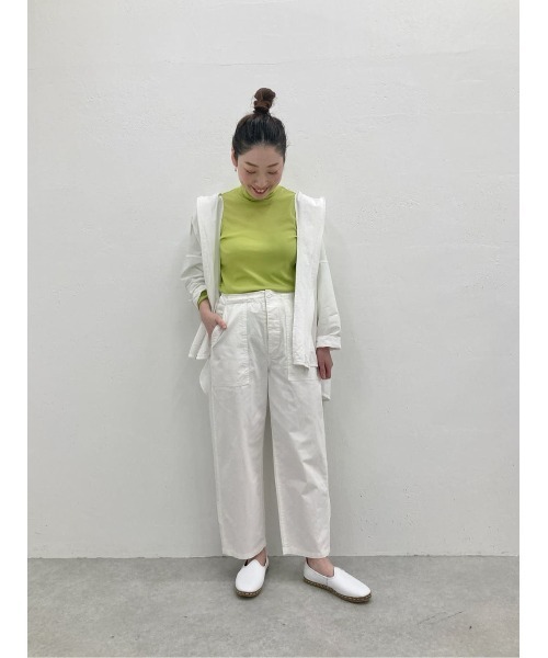 BEARDSLEY(ビアズリー)の「ルーズベイカーパンツ(その他パンツ・レディース・カーキ/ホワイト・FREE)」の18枚目の写真