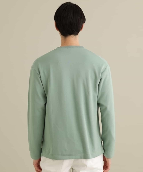 a.v.v（アーヴェヴェ）の「【洗濯機で洗える】なめらかダンボールクルーネックカーディガン（カーディガン/ボレロ・メンズ・ブラック/ミント・46/48/50/44）」の20枚目の写真